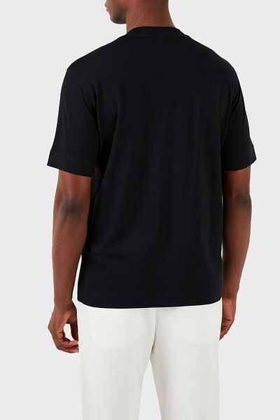 Emporio Armani Tricou din bumbac cu decolteu rotund pentru bărbați 3D1TH3 1JOCZ 0052