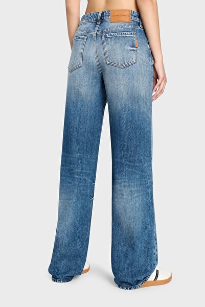 Armani Exchange J52 Relaxed Fit Geniş Paça Jeans  KOT PANTOLON 3DYJ52 Y16GZ 05EK
