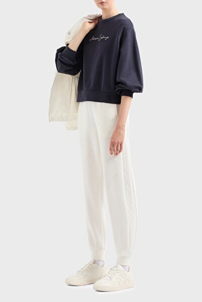 Armani Exchange Βαμβακερή κανονική εφαρμογή με λαιμόκοψη ιδρώτας 3DYM13 YJFFZ 1593