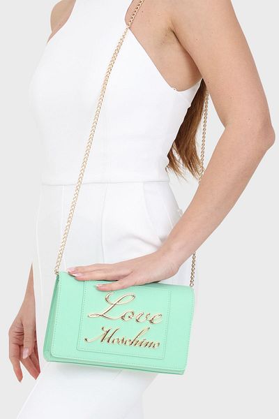 Love Moschino Geantă cu logo cu curea de lanț - JC4121PP1ILM0802