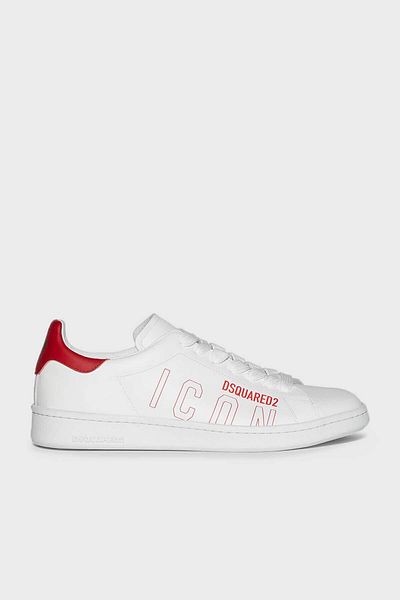 DSquared2 Genuine Leather Sneaker Shoes with Logo Men's SHOES SNM017501 502228 M244