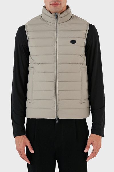 Emporio Armani Water and Cold Resistant Padded Slim Fit Vest Men's VEST 8N1BQ1 1NLRZ 064