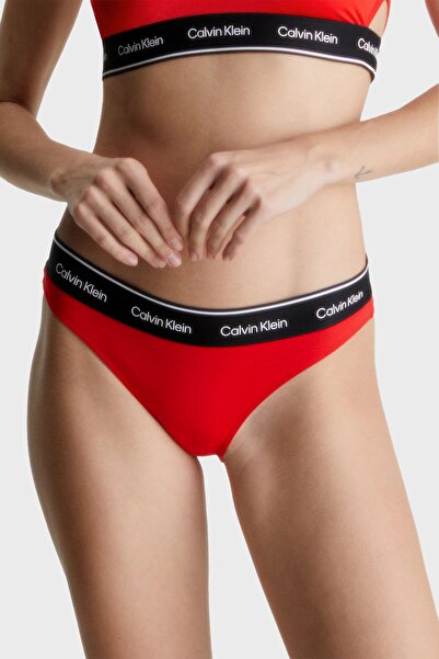 Calvin Klein Logolu Elastik Bel Bantlı Bikini Altı KW0KW02428XNE  BİKİNİ ALTI