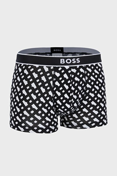 BOSS Desenli Streç Pamuklu Konforlu Boxer Erkek Boxer 50479053 002