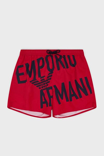 Emporio Armani Printed Regular Fit Pocket Swimsuit Short Men's Swimsuit Short 211740 3r424 21875