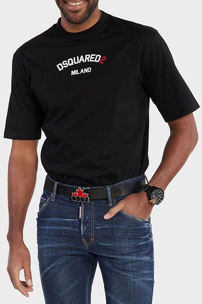 DSquared2 Men's Regular Fit Cotton T-Shirt - Logo, S74Gd1268, S23009 900