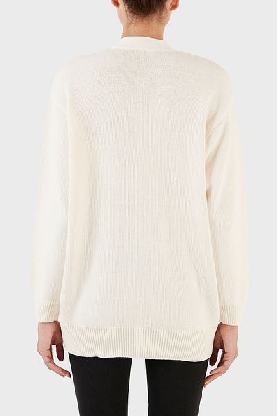 Armani Exchange Logo Written Cotton Relaxed Fit Buttoned Knitwear Cardigan CARDIGAN 6RYE1A YMV3Z 1130