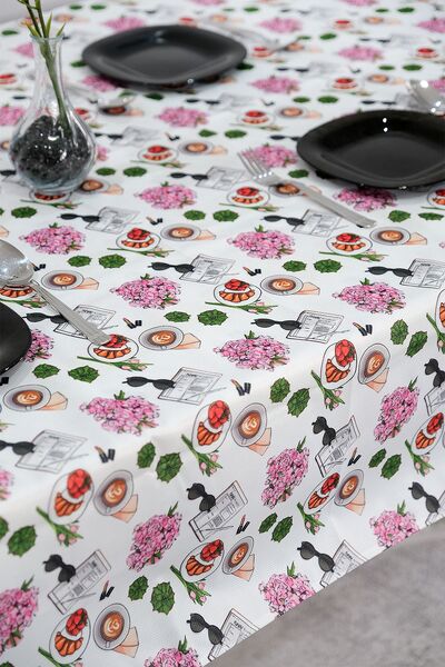 sevilya Sufre Colored Proof Tablecloth - Tableware and Picnic Cloth