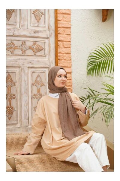 Larissa Scarf Bürümcük Shawl Mink