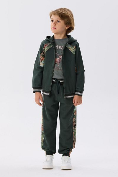 Nebbati BG Store Boys' Χακί Φούτερ Μπλούζες