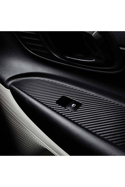 GRAFİCAR New Hyundai I20 (2020 after Bc3) Interior Trim Foil Covering Set/Matte Carbon Black/With Mirror Folding Button/Elite