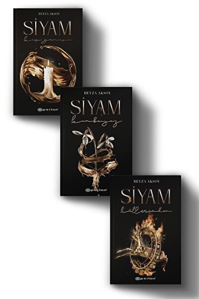 Epsilon Yayınevi Set 3 Kitap Siyam Serisi Kış Güneşi Kanbeyaz Küllerinden Beyza Aksoy