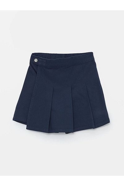 LC Waikiki Lcw Kids Elastic Waist Pleated Girls' Shorts Skirt