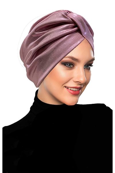 fidan bone Hooked Shimmer Lined Powder Ready Hijab Hijab Evening Dress Bonnet