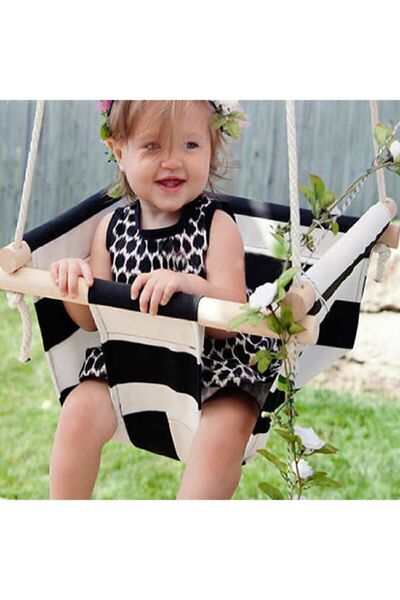 Bundera Ahşap Bebek Salıncak Bebek Hamağı Salıncağı Oda Salon Bahçe Salıncak ...