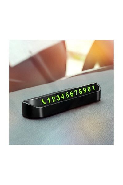 CMT Vehicle Dashboard Open Close Number Dial Telephone Windshield Card Parktel