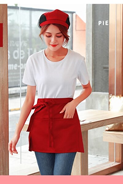 Bundera Nippy Waiter Cook and Kitchen Chef Half Waist Apron Stain Proof 3 Pocket Service Apron