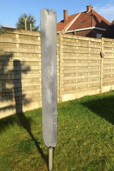 Bundera Brolly Gri Plaj Şemsiyesi Kılıfı Su Geçirmez Şemsiye Koruma Kılıfı Şemsiye Taşıma Çantası 150x20cm