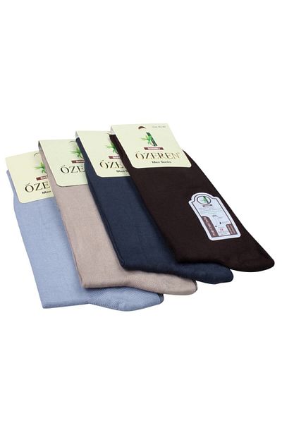 Bundera Bamboo Seasonal 8-pack Socks Scented Bamboo Men's Socks Grey-cream-smoked-brown