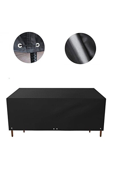 Bundeba Cover Bahçe Mobilya Koruma Örtüsü 200x160x80cm Kılıfı Su Geçirmez Masa Sandalye Yağmur Kir Önleyici