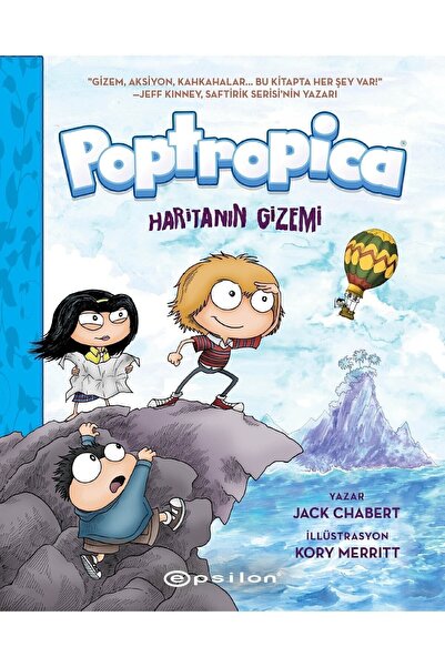 Epsilon Yayınevi Poptropica 1 Haritanın Gizemi Jack Chabert