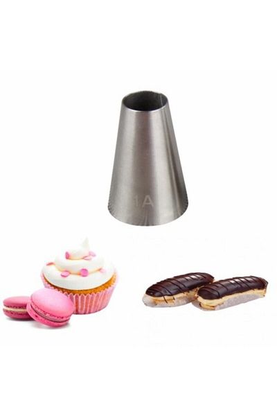 KanyonGrup Round Whipped Cream Squeezing Tip-Eclairs Cake Profiteroles Squeezing Nozzle