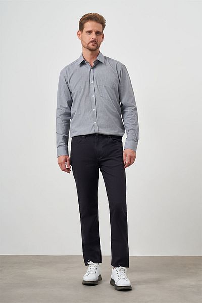 Morven Men's Smoked Seasonal Cotton 5 Pocket Dynamic Fit Jean Trousers