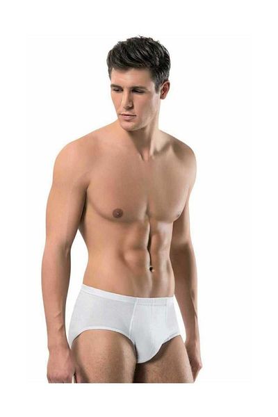 Erdem Ανδρικό Slip Panties Kom (6 τμχ) Λευκό 56