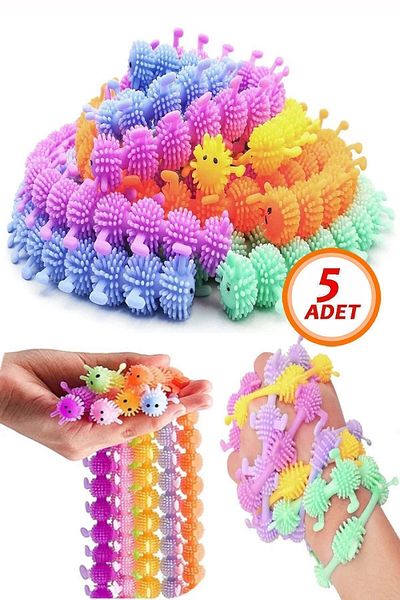 Bundera 5 Pieces Sensory Stress Toy Extending Sukushi Unicorn Dessert Gift