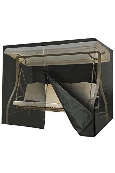 Bundeba Casing Üç Kişilik Tenteli Bahçe Salıncağı Hamak Koruma Örtüsü Yağmur Toz Kir Önleyici Kılıf