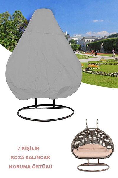 Bundera Cocoon Gray 2-person Waterproof Cover - Rain Dust and Dirt Prevention Tarpaulin