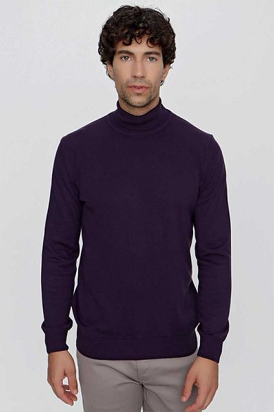 Morven Πλεκτό πουλόβερ Basic Dynamic Fit Relaxed Cut με ζιβάγκο