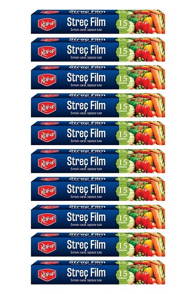 Roll-Up Stretch Film Set 30cm X 15m 10 Pieces