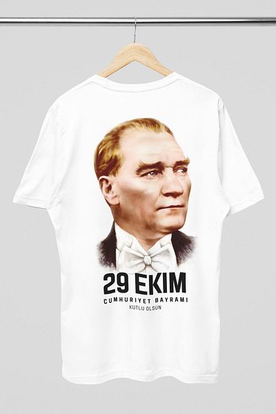 MYADA Tricou pentru copii cu imprimeu Ataturk - Special Republic Day 29 octombrie 22547-22546