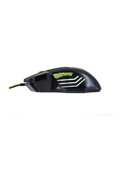 Gomax GMX M3 Ledli Optik Oyuncu Faresi - Gaming Mouse Yeşil