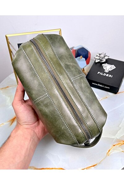 Fil Deri Premium Elite Handbag with Grip Tape Genuine Leather 2057