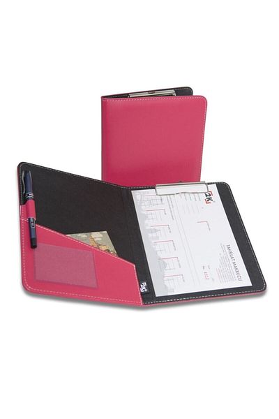 2K A5 Faux Leather Covered Secretary Block Tray Fuchsia Suitable Only for A5 Size Documents!!!