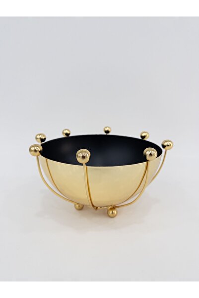 Erden Home Design AHTAPOT GOLD DEKORATİF KASE