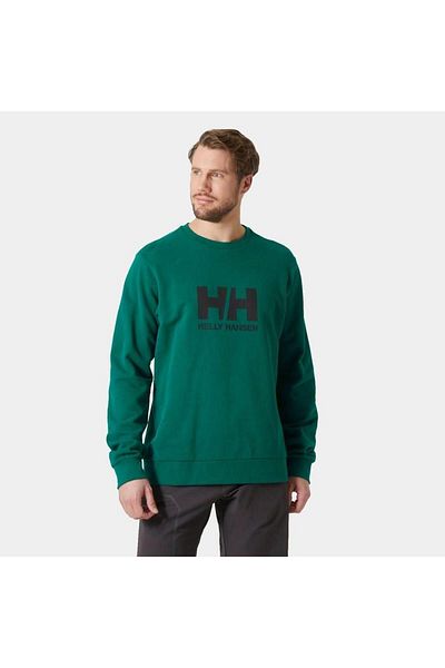 Helly Hansen Φούτερ HH LOGO Crew 2.0 - Emerald HHA.30395