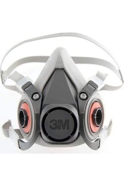 3M 6000 Serisi 6300 Yarım Yüz Gaz Maskesi ( L ) (beden (büyük Boy)(filtresiz)