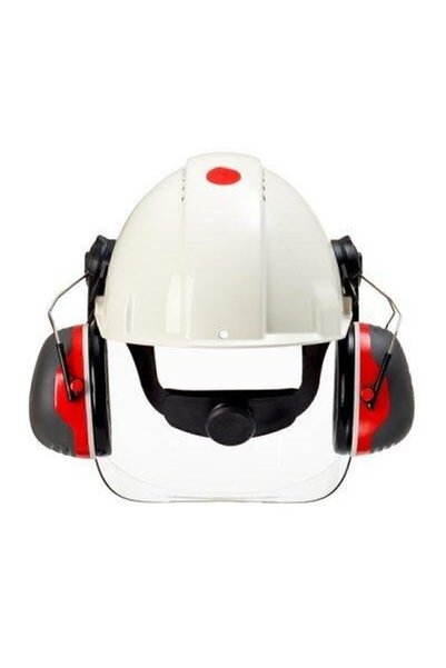 3M G3000 White Hard Hat with Latch, Vented, Plastic Sweatband, 20 Each