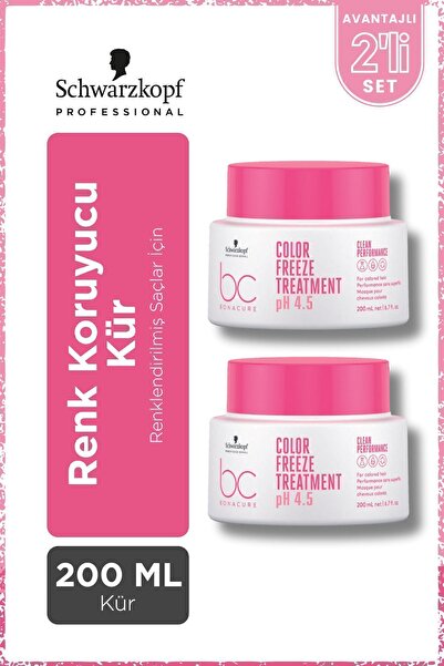 Bonacure BC Clean Renk Koruyucu Kür 200ml x 2 Adet - Renklendirilmiş Saçlar İçin