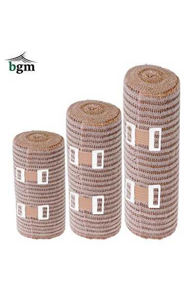 bgm Elastik Bandaj 3'lü Set 10cm -15cm-20cm Yüksek Kalite Esneklik ve Dayanıklılık