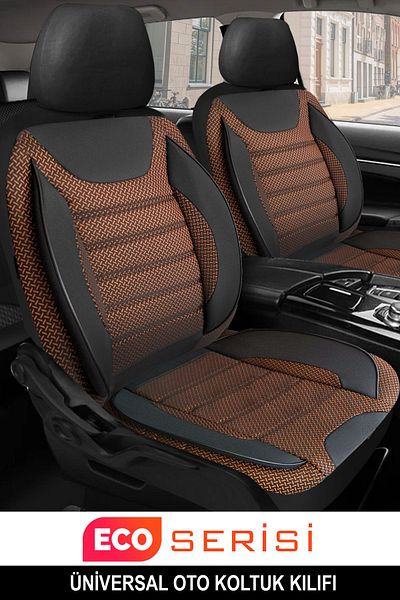 Garaj Marketim Eco Jacquard Bronze Volkswagen Jetta Compatible Car Seat Cover