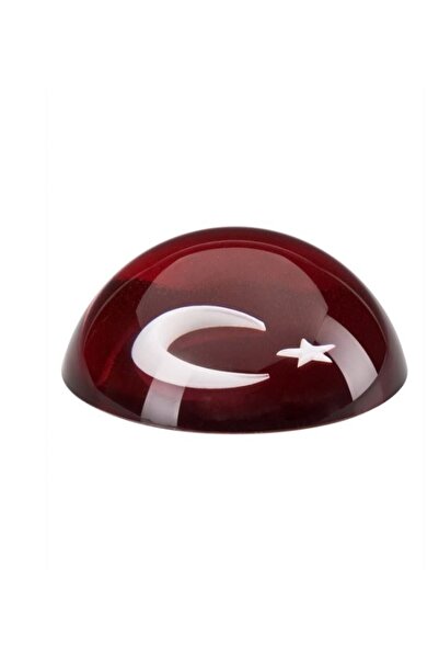 Paşabahçe Ay Yıldız Cam Kağıt Ağırlığı 9cm