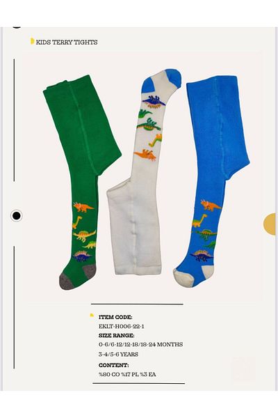 TURKUAZ KIDS Winter Unisex Baby Towel and Pantyhose - Pack of 3