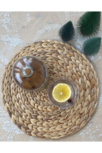 Balsa Grup Χειροποίητο Χοντρό Πλεκτό Μπαμπού Ποιότητας Ψάθινο Αμερικάνικο Σερβίρισμα