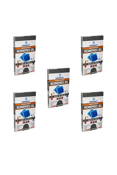 DERMOSEPT - Thermogel Hot Cold Compress 26X35 - 5 Pieces