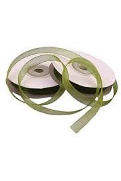 Nikah Şekeri Market Organza Tulle Ribbon Green