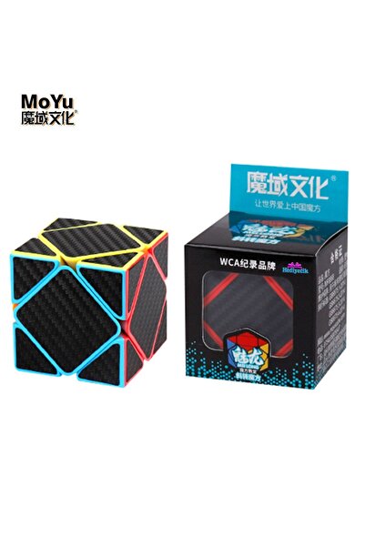 hediyecik Moyu Meilong Skewb Karbon Fiber Zeka Küpü Akıl Küpü Küp Speed Cube
